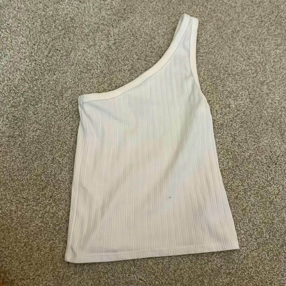 one shoulder tank